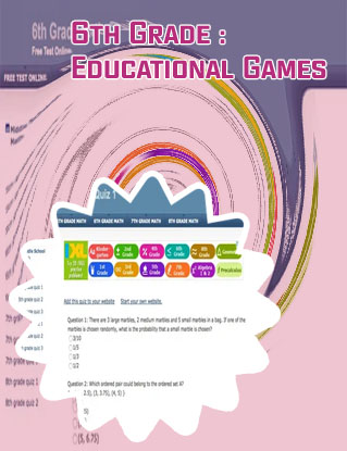 6th grade learning games