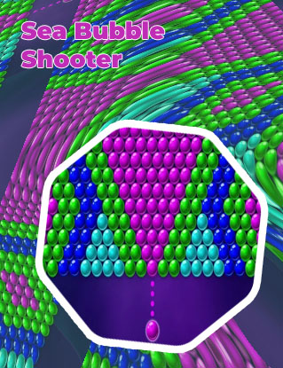Bubble shooter game app