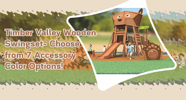 Kids wooden play set