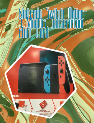 Nintendo switch online card